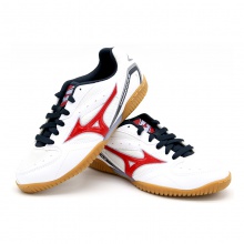 美津濃Mizuno 81GA183041 專業(yè)乒乓球鞋運(yùn)動鞋 白/紅/銀色